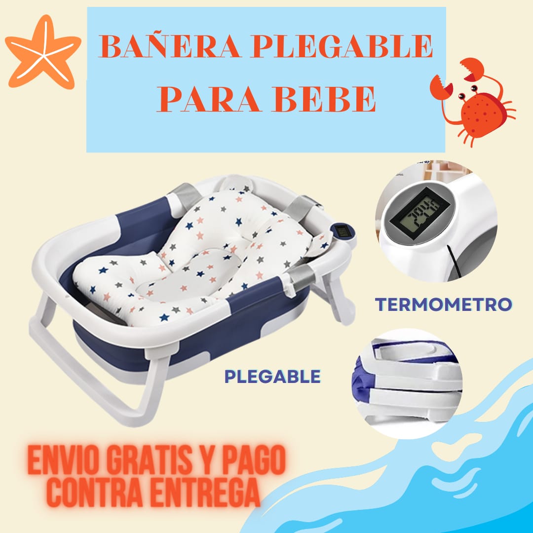 BAÑERA PLEGABLE PARA BEBE