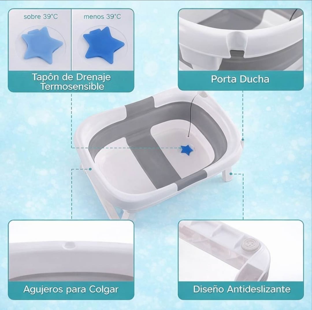 BAÑERA PLEGABLE PARA BEBE