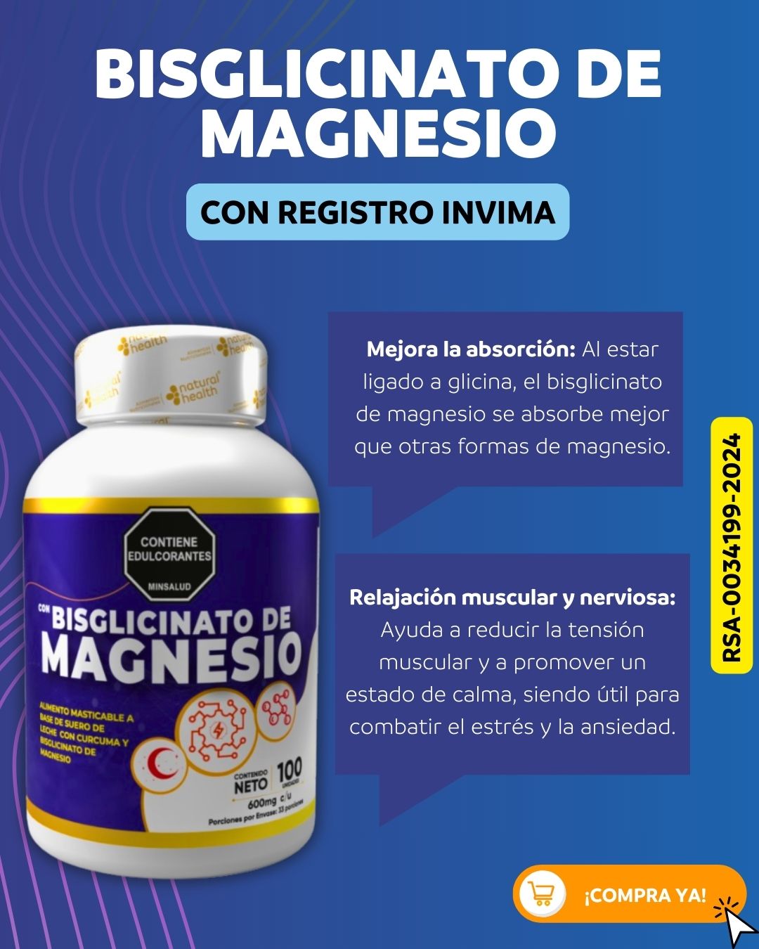 BISGLICINATO DE MAGNESIO
